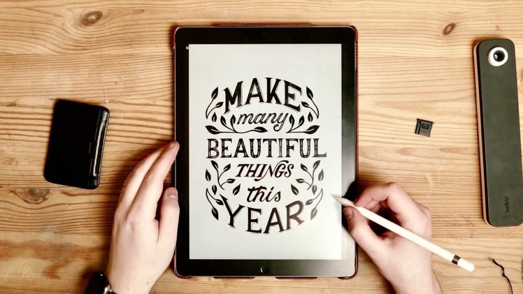 How To: Hand Lettering On iPad Pro | Procreate Top Tips ✏️