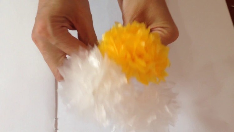 How to Make a Carnation Flower from a Plastic Bag