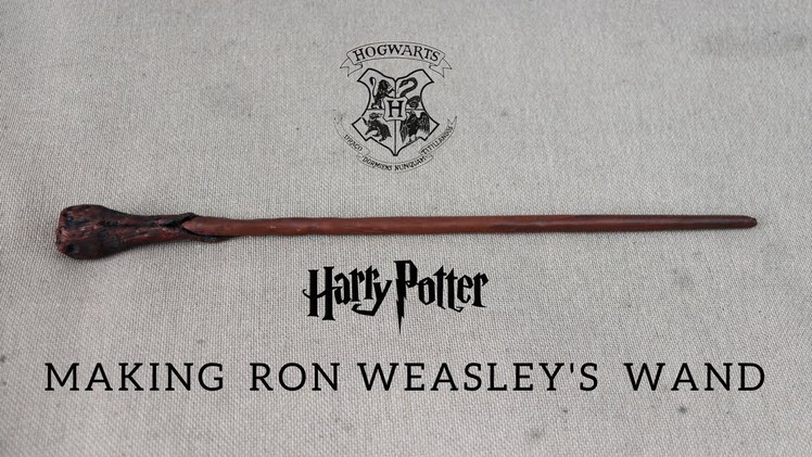 How to make a DIY Ron Weasley Wand | HARRY POTTER