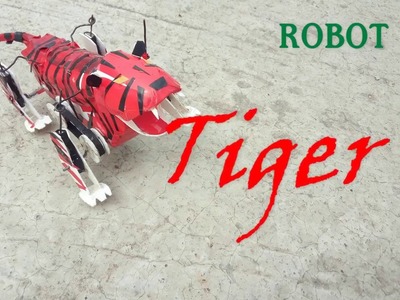 How to make a robot  llwalking robot tigerll