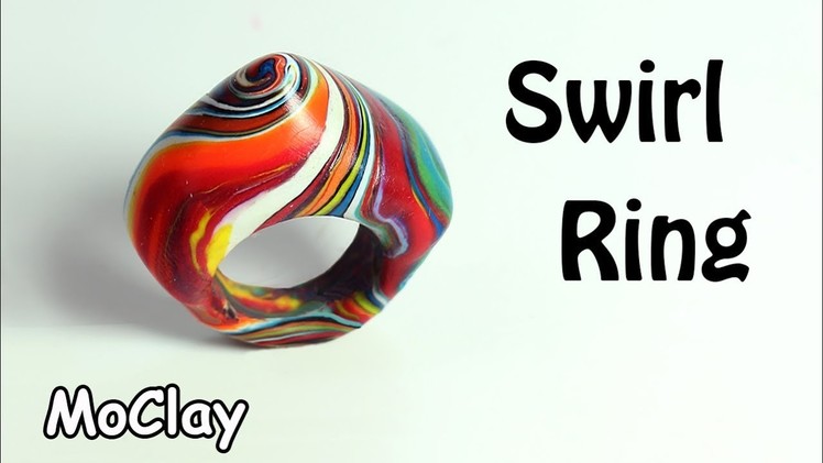 How to make a Swirl Ring - Polymer clay tutorial