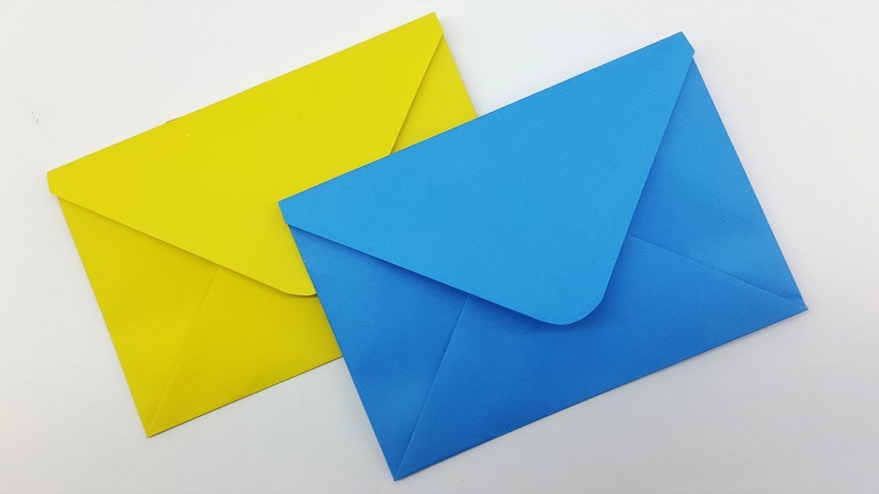 How to make Paper Envelope, Easy Origami Envelope Tutorial, Envelope ...