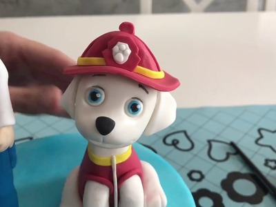How to make Paw Patrol Marshall in fondant