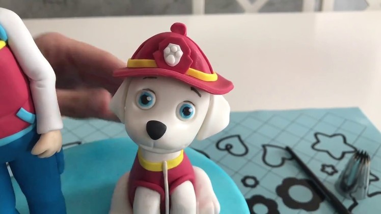 How to make Paw Patrol Marshall in fondant