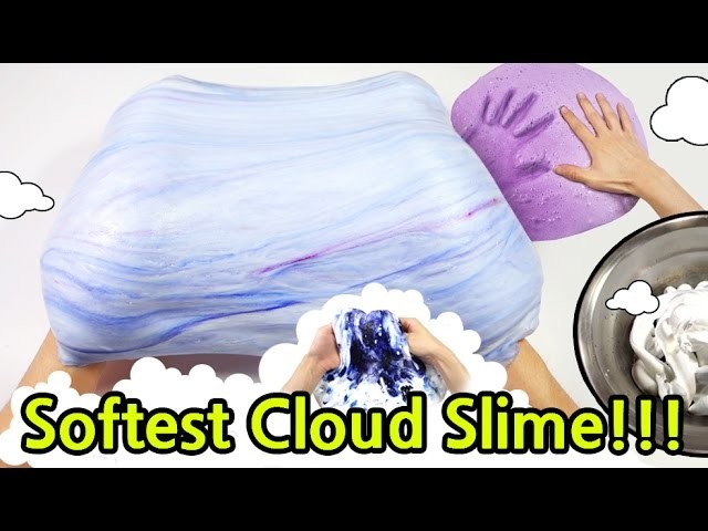 How to Make the World's Softest Cloud Slime (The unbearable lightness of a slime) Chu