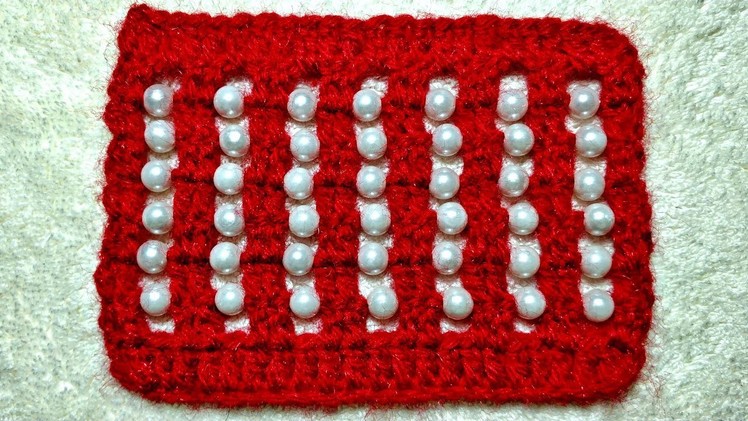 How to put Beads in your Crochet Work (Crochet Beaded Pattern)
