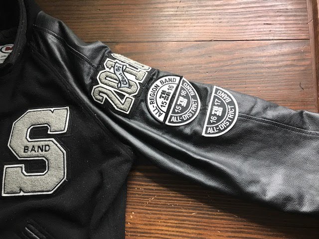 How to put Patches on a sleeve of a Varsity Letterman Jacket