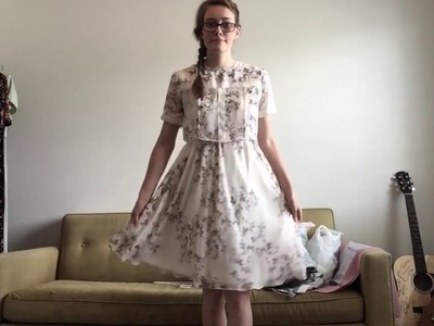 HOW TO TURN A SKIRT INTO A DRESS DIY