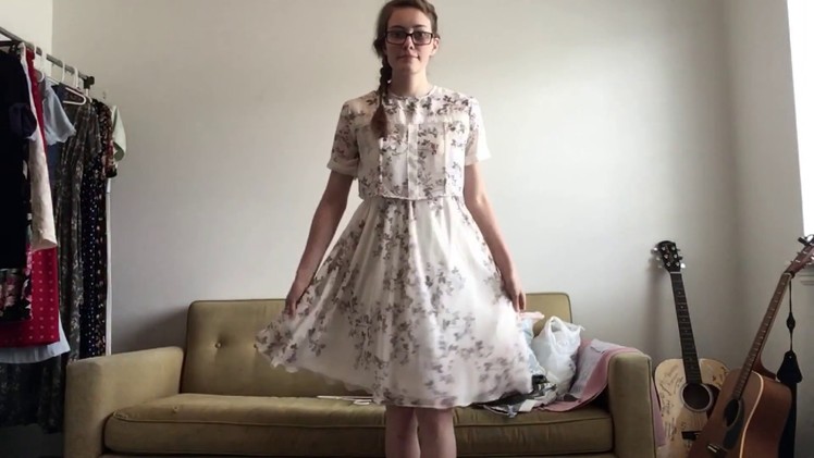 HOW TO TURN A SKIRT INTO A DRESS DIY