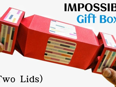 Impossible Gift Box with Two Lids - DIY tutorial - 888
