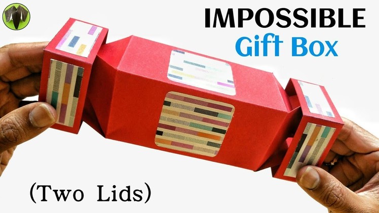 Impossible Gift Box with Two Lids - DIY tutorial - 888