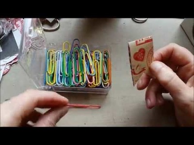 Making paperclip banners ~ process video