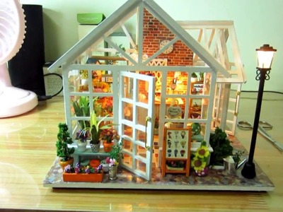 Miniature Dollhouse DIY kit - Sosa Flower Romantic ( Mô hình nhà gỗ - Mã M009 - Phòng hoa ) 索萨花店 小屋