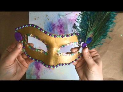 Mixed Media Mask Canvas featuring 28 Lilac Lane