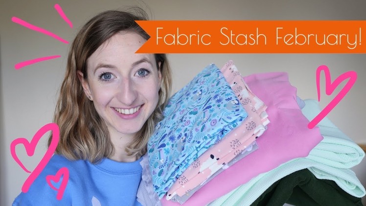 My Fabric Stash.Haul - FEBRUARY - Fabrics, Patterns and Plans