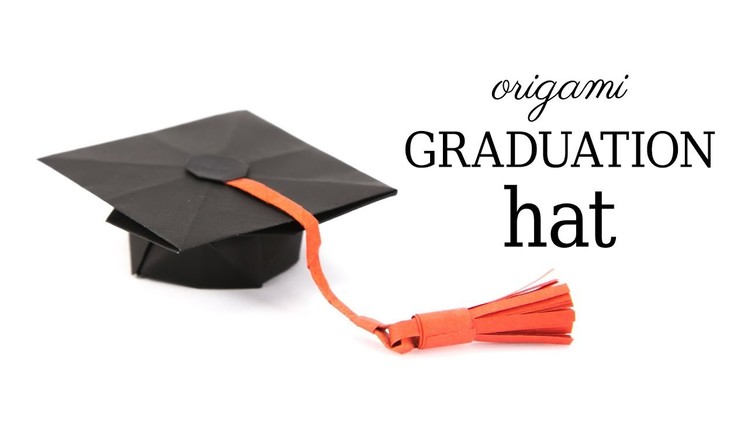 Origami Graduation Hat Tutorial - Paper Kawaii