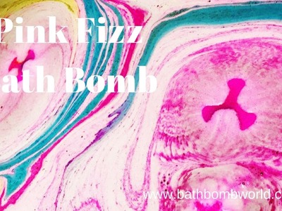 Pink Fizz Bath Bomb Instructions and Demo