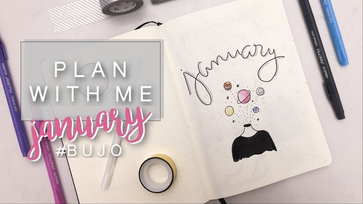 Plan with me JANUARY! - BULLET JOURNAL