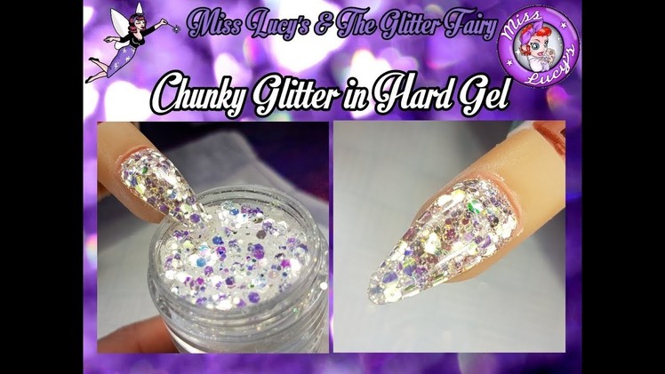 Practice Hand Play Time - Chunky Cut Glitter in HARD GEL!!