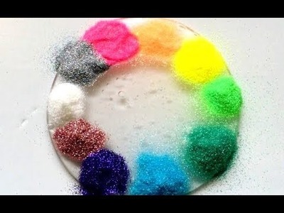 Rainbow Glitter Making - Satisfying Slime ASMR