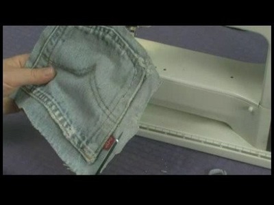 Recycled Jeans Organizer & Play Mat : Multi-Pocket Organizer: Sewing Pockets