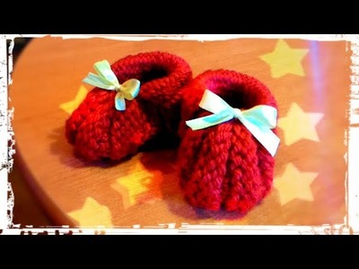 ROUND LOOM KNIT BABY SHOES