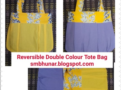 Simple & Easy Reversible Double Colour Tote Bag