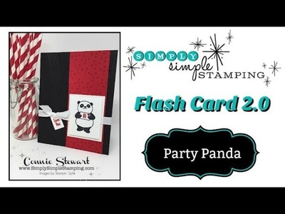 Simply Simple FLASH CARD 2.0 - Party Panda by Connie Stewart
