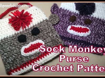 Sock Monkey Purse Crochet Pattern