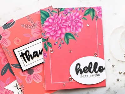 Stamping and Coloring on Colored Cardstock w.Emily Midgett