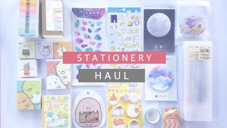 ✨ stationery haul #1