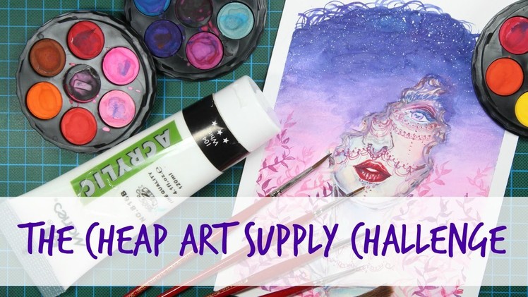 The Cheap Art Supply Challenge - WATERCOLOR