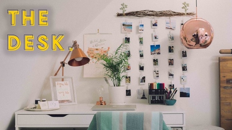 THE ULTIMATE PINTEREST DESK! + DIY INSTAX WALL || VLOG || Bonjour Coley