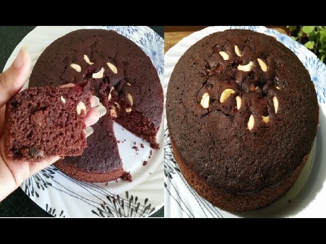 कुकर में बनाएं केक | Chocolate Cake recipe| suji cake in cooker | Rava cake | Semolina cake