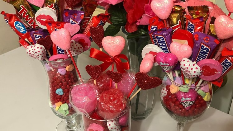 Valentine’s Day Candy Bouquets From Start to Finish (1-22-18) (Sorry it’s so long!????)