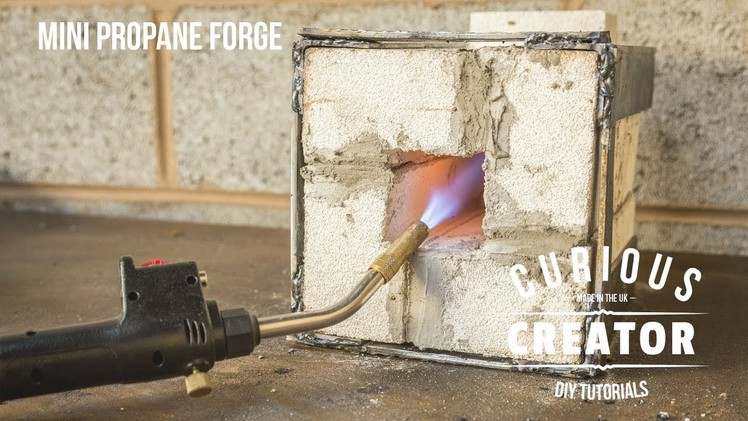 #31 Mini Propane Knife Forge - DIY How To