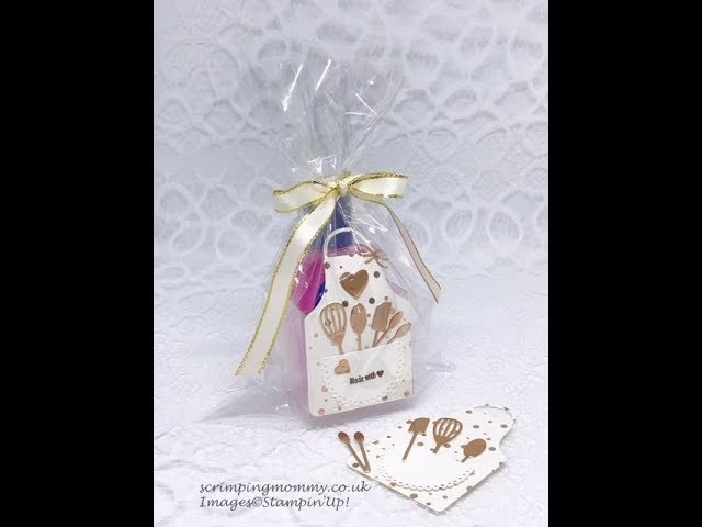Apron of love hand gel gift set. mothers day. craft fair idea