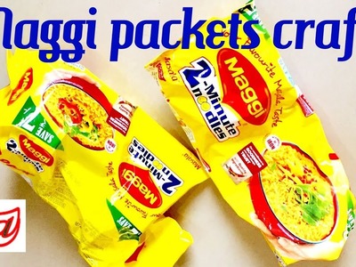 Best craft from used Maggi packets | DIY crafts Ideas from waste material | Tabletop Showpiece