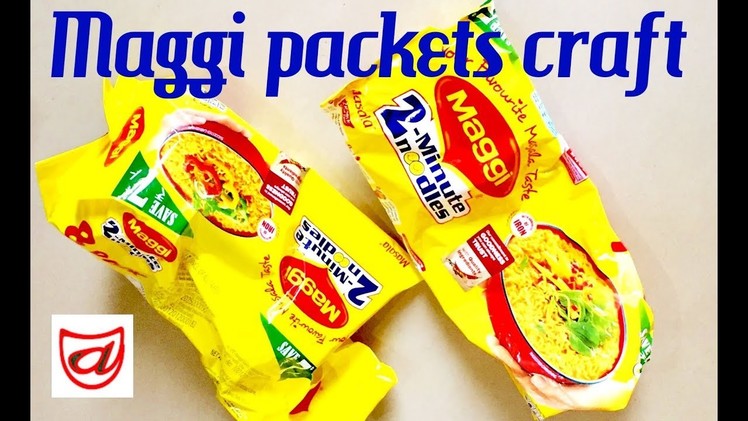 Best craft from used Maggi packets | DIY crafts Ideas from waste material | Tabletop Showpiece