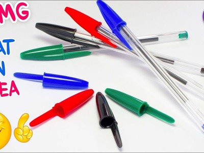 Best Out Of Waste Pen Caps Craft Idea | DIY Craft Project | Pen Cap Craft | Key Holder | Artkala 435