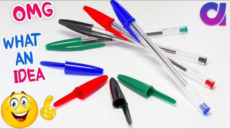 Best Out Of Waste Pen Caps Craft Idea | DIY Craft Project | Pen Cap Craft | Key Holder | Artkala 435