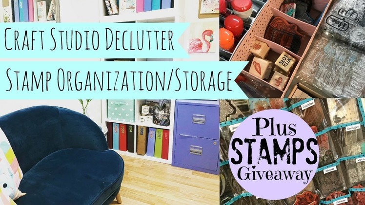 Craft.Art Studio Declutter | Stamp Organization