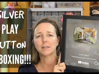 ❤️❤️❤️ Craft Klatch YouTube Silver Button Unboxing!  ❤️❤️❤️