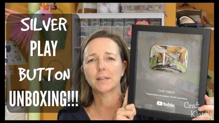 ❤️❤️❤️ Craft Klatch YouTube Silver Button Unboxing!  ❤️❤️❤️