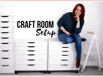 Craft Room Storage Ideas | Setting up my Furniture | Moving Into My New Apartment