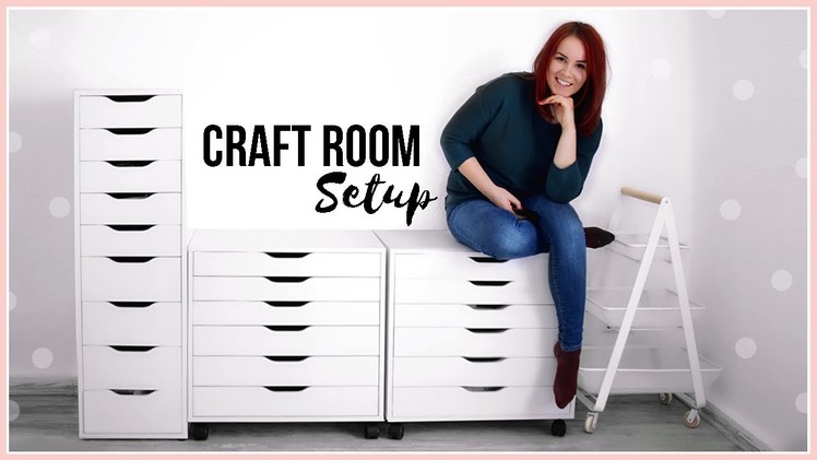 Craft Room Storage Ideas | Setting up my Furniture | Moving Into My New Apartment