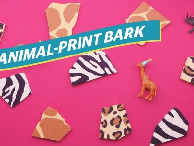 DIY animal-print chocolate bark for your safari party | Eats + Treats