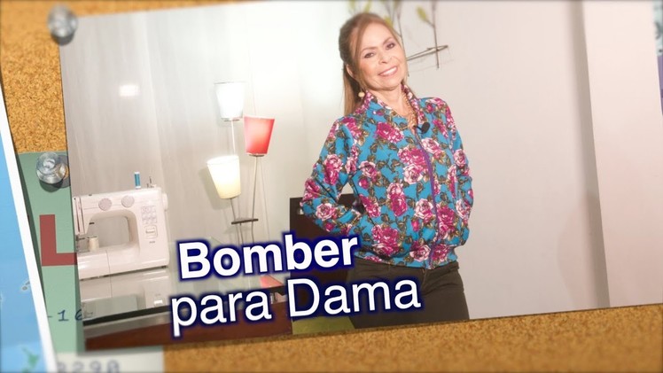 DIY Bomber para Dama   bomber for lady
