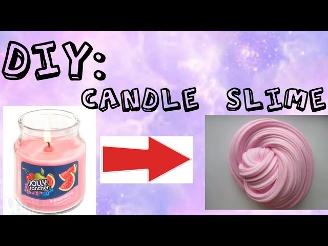 DIY Candle Slime!!-Easy fluffy slime tutorial????