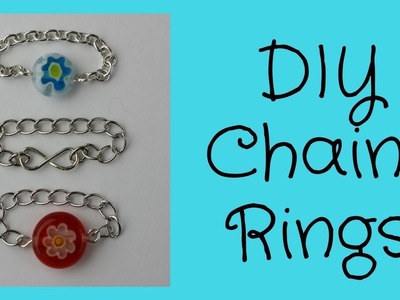 DIY Chain Ring Jewelry Making Tutorial